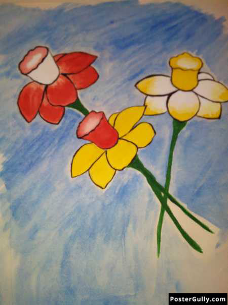 Brand New Designs, color flower Painting Artwork