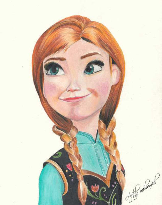 Wall Art, Anna Frozen Artwork