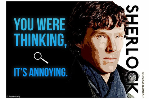 PosterGully Specials, Sherlock | You Were Thinking, - PosterGully