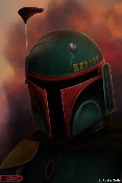 Wall Art, Boba Fett Painting, - PosterGully