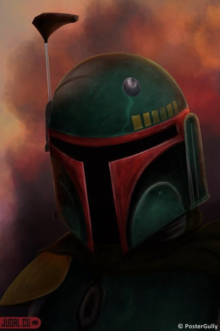 Wall Art, Boba Fett Painting, - PosterGully