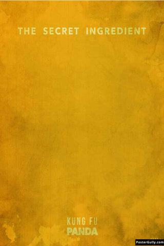 Wall Art, Kung Fu Panda | Minimal Artwork