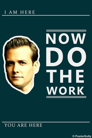 Wall Art, Harvey Specter Suits | Do The Work, - PosterGully