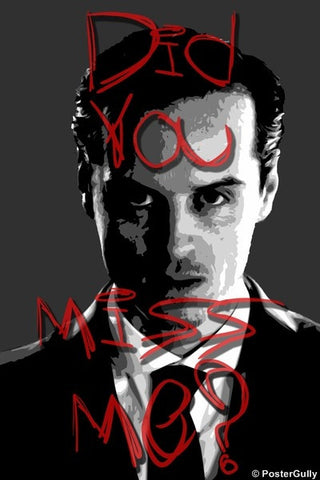 Wall Art, Jimmy Moriarty | Sherlock | Miss Me?, - PosterGully