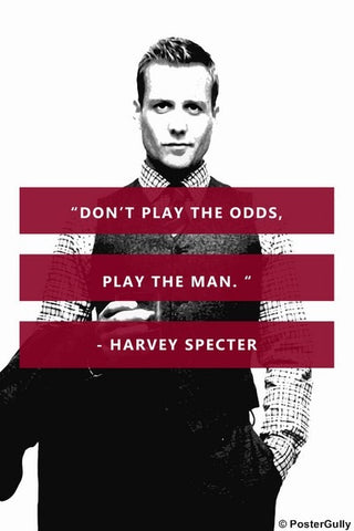 Wall Art, Play The Man | Harvey Specter Suits, - PosterGully