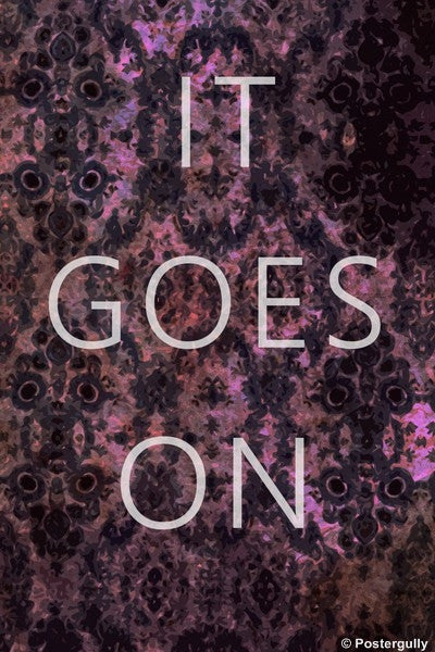 Wall Art, Frost Poem | It Goes On, - PosterGully