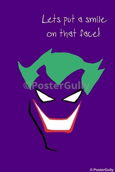 The Joker | Purple Batman| Buy High-Quality Posters and Framed Posters ...