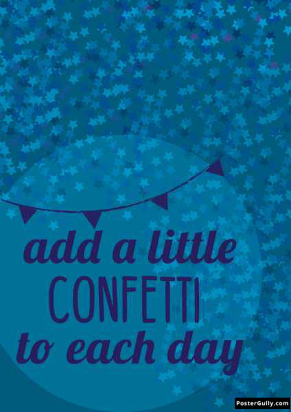 Wall Art, Confett To Each day  Artwork 2