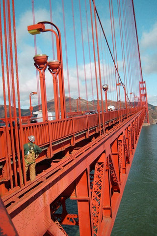 Wall Art, Golden Gate Bridge | Closeup, - PosterGully