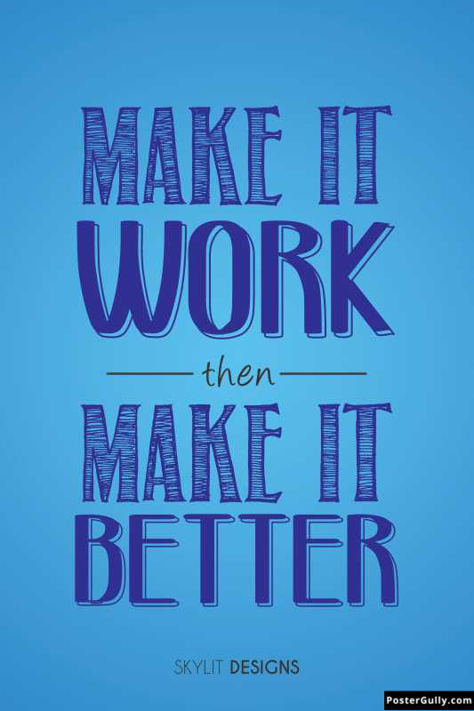 Brand New Designs, Make It Work Artwork