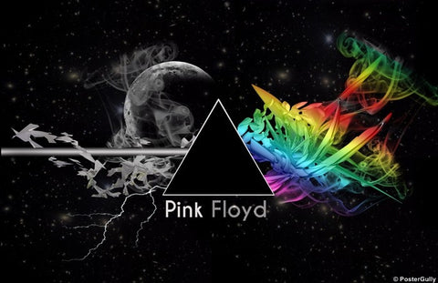 Wall Art, Pink Floyd Prism Artwork, - PosterGully