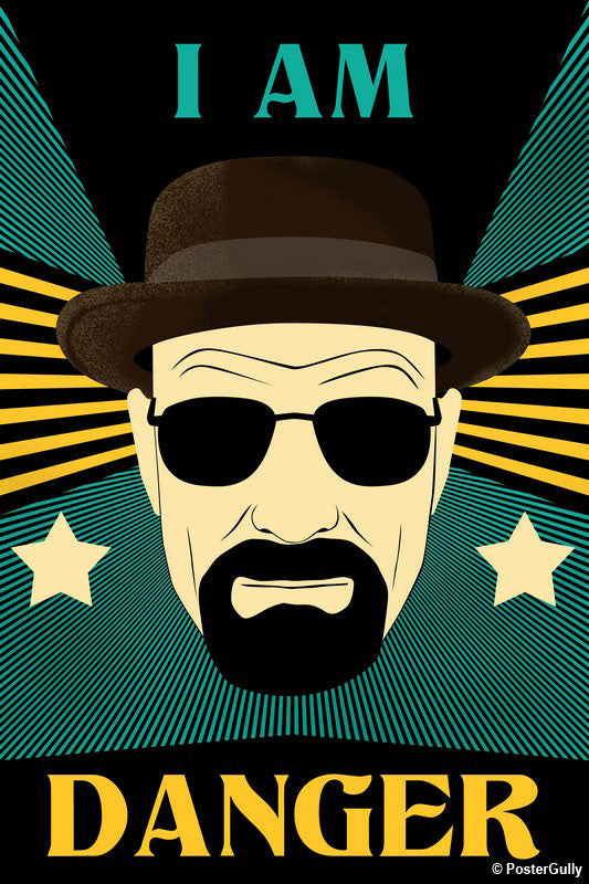 Wall Art, Danger | Breaking Bad Green, - PosterGully - 1