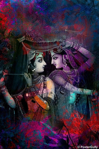 Wall Art, Lord Krishna Poster, - PosterGully