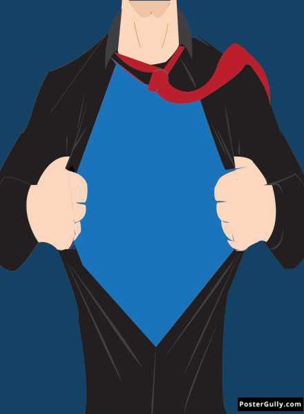Wall Art, Super Hero Minimal Artwork
