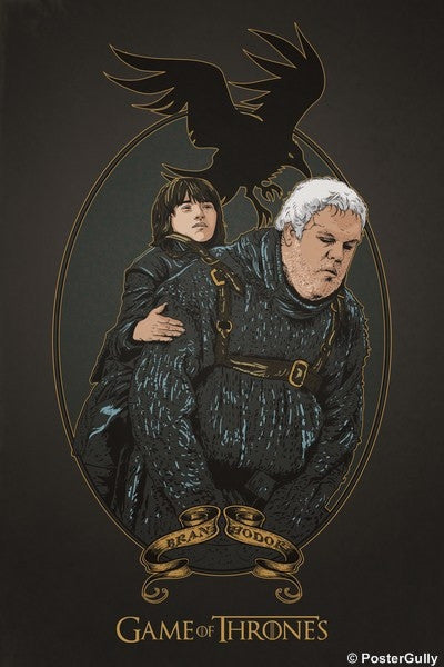 Wall Art, Brand-Hodor | Game Of Thrones | RJ Artworks, - PosterGully