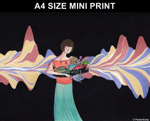 Mini Prints, Painting #9 By Rachna Ravi | Mini Print, - PosterGully