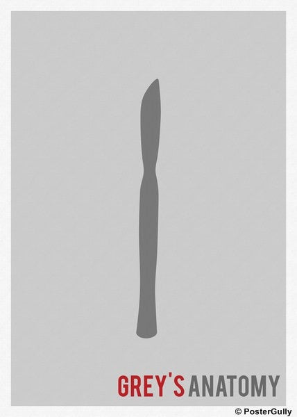 Wall Art, Grey's Anatomy Minimal, - PosterGully