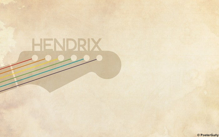 Wall Art, Hendrix Minimalist, - PosterGully