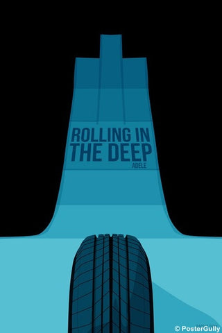 Wall Art, Adele | Rolling In The Deep, - PosterGully