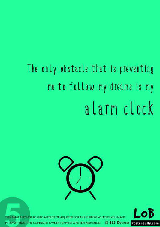 Wall Art, Alaram Clock Artwork
