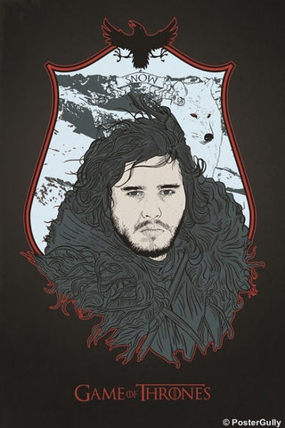 Wall Art, Jon Snow | Game Of Thrones | RJ Artworks, - PosterGully