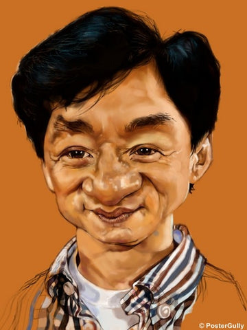 Wall Art, Jackie Chan Caricature, - PosterGully