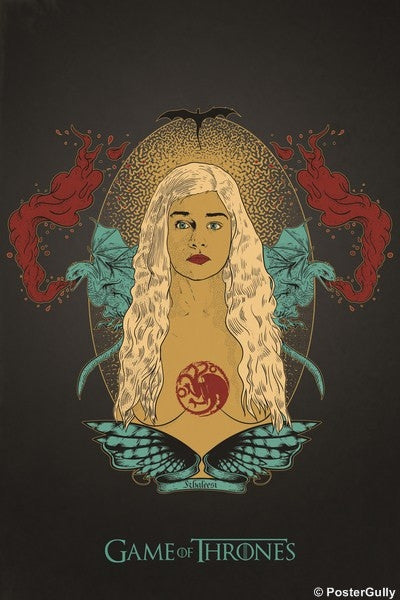 Wall Art, Khaleesi | Game Of Thrones | RJ Artworks, - PosterGully