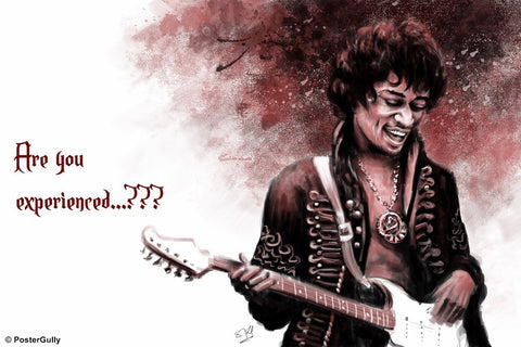 Wall Art, Jimi Hendrix Artwork | Are You Experienced?, - PosterGully