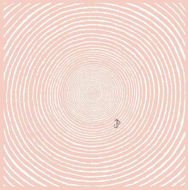 Square Art Prints, Illusion In Peach Artwork