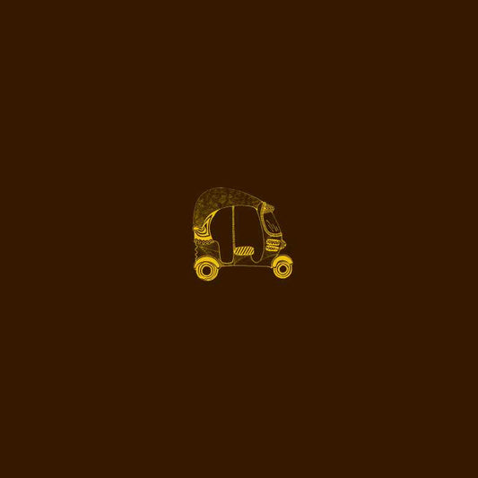 Square Art Prints, Auto Rickshaw 2 Artwork