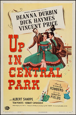 Brand New Designs, Up In Central Park | Retro Movie Poster, - PosterGully - 1