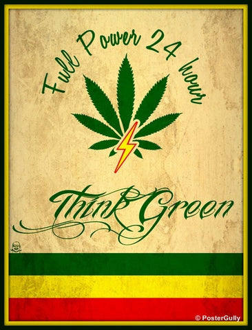 PosterGully Specials, Weed | Full Power, - PosterGully