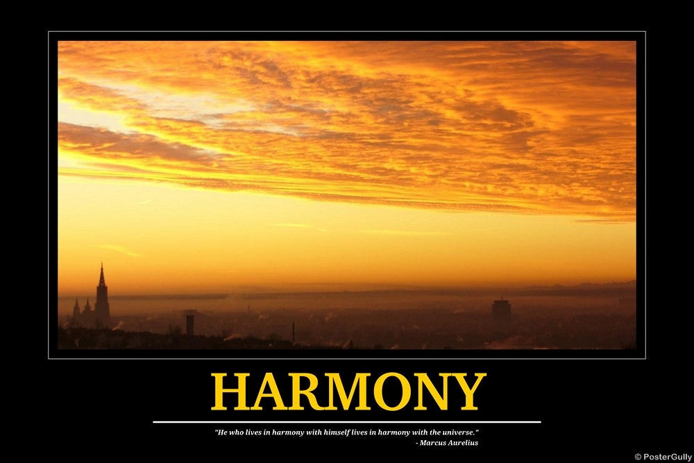 Wall Art, Harmony | Motivational, - PosterGully