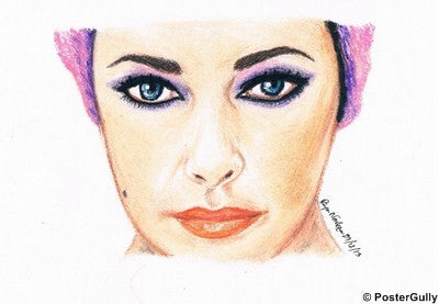 Wall Art, Liz Taylor | Riya Naskar Artwork, - PosterGully