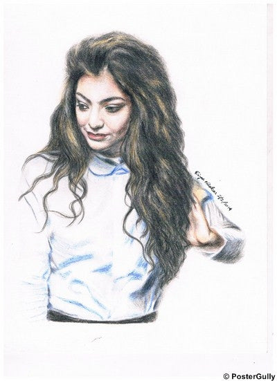 Wall Art, Lorde | Riya Naskar Artwork, - PosterGully