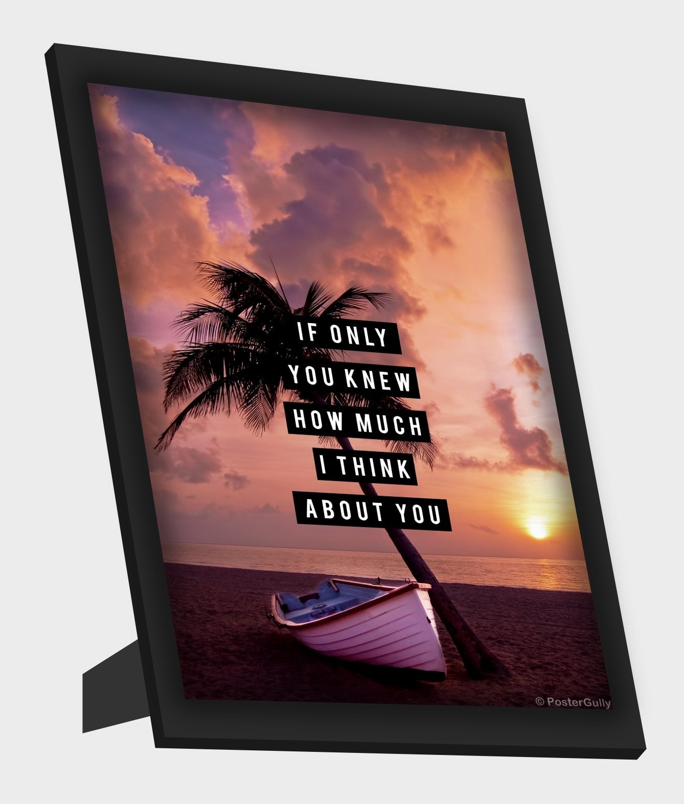 Framed Art, Think About You Framed Art, - PosterGully