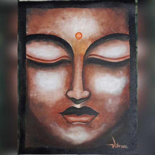 Square Art Prints, Lord Buddha 1 Artwork