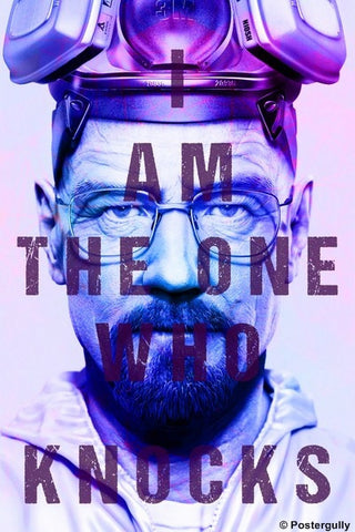 Wall Art, The One Who Knocks | Breaking Bad Purple, - PosterGully