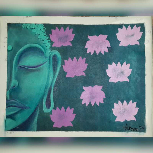 Square Art Prints, Buddha Artwork