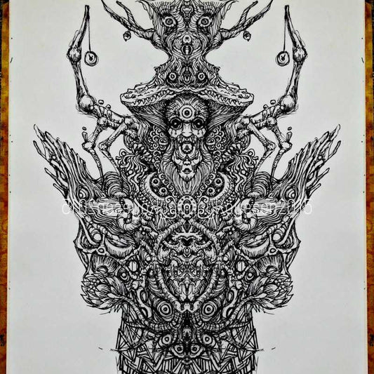 Square Art Prints, Ghost Abstract Artwork