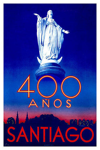 Wall Art, 400 Anos Santiago, - PosterGully