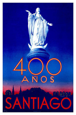 Wall Art, 400 Anos Santiago, - PosterGully