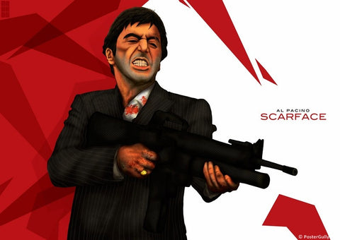 PosterGully Specials, Scarface | Al Pacino By Manu, - PosterGully