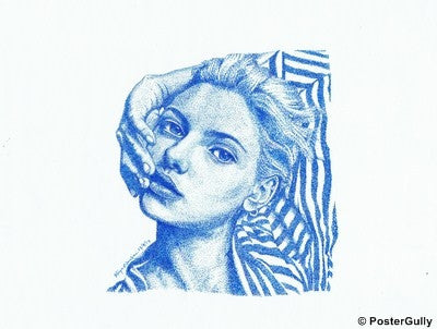 Wall Art, Scarlett Johansson | Riya Naskar Artwork, - PosterGully