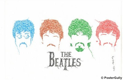 Wall Art, The Beatles | Riya Naskar Artwork, - PosterGully