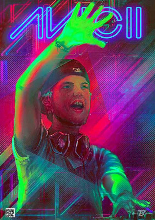 Wall Art, Avicii Painting Artwork