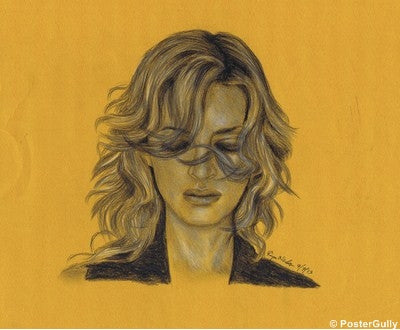 Wall Art, Uma Thurman | Riya Naskar Artwork, - PosterGully