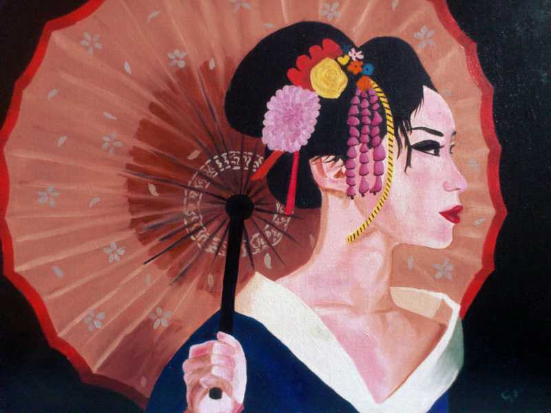 Wall Art, China Beauty Girl Artwork