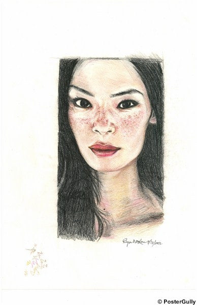 Wall Art, Lucy Liu | Riya Naskar Artwork, - PosterGully