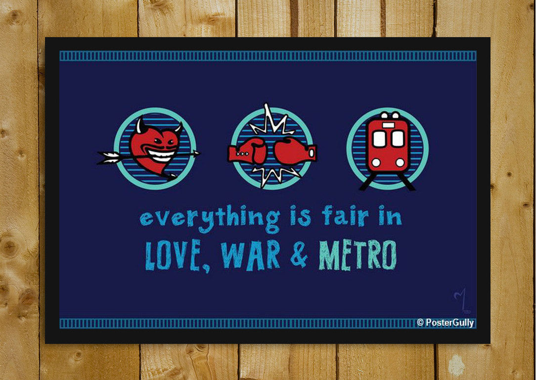 Wall Art, Love War & Metro Artwork